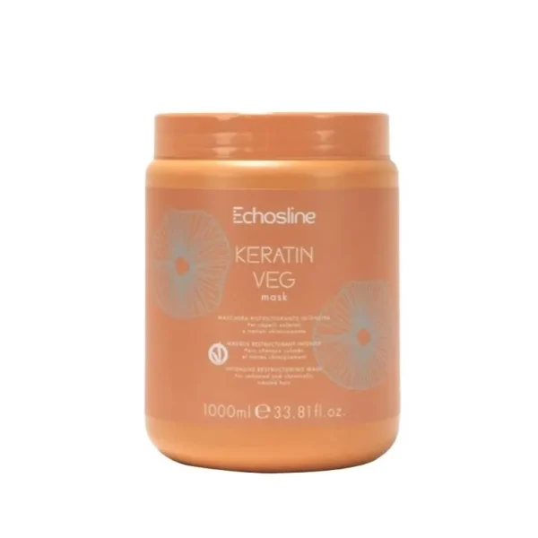 Mascarilla Keratin Veg 1000ml Echosline